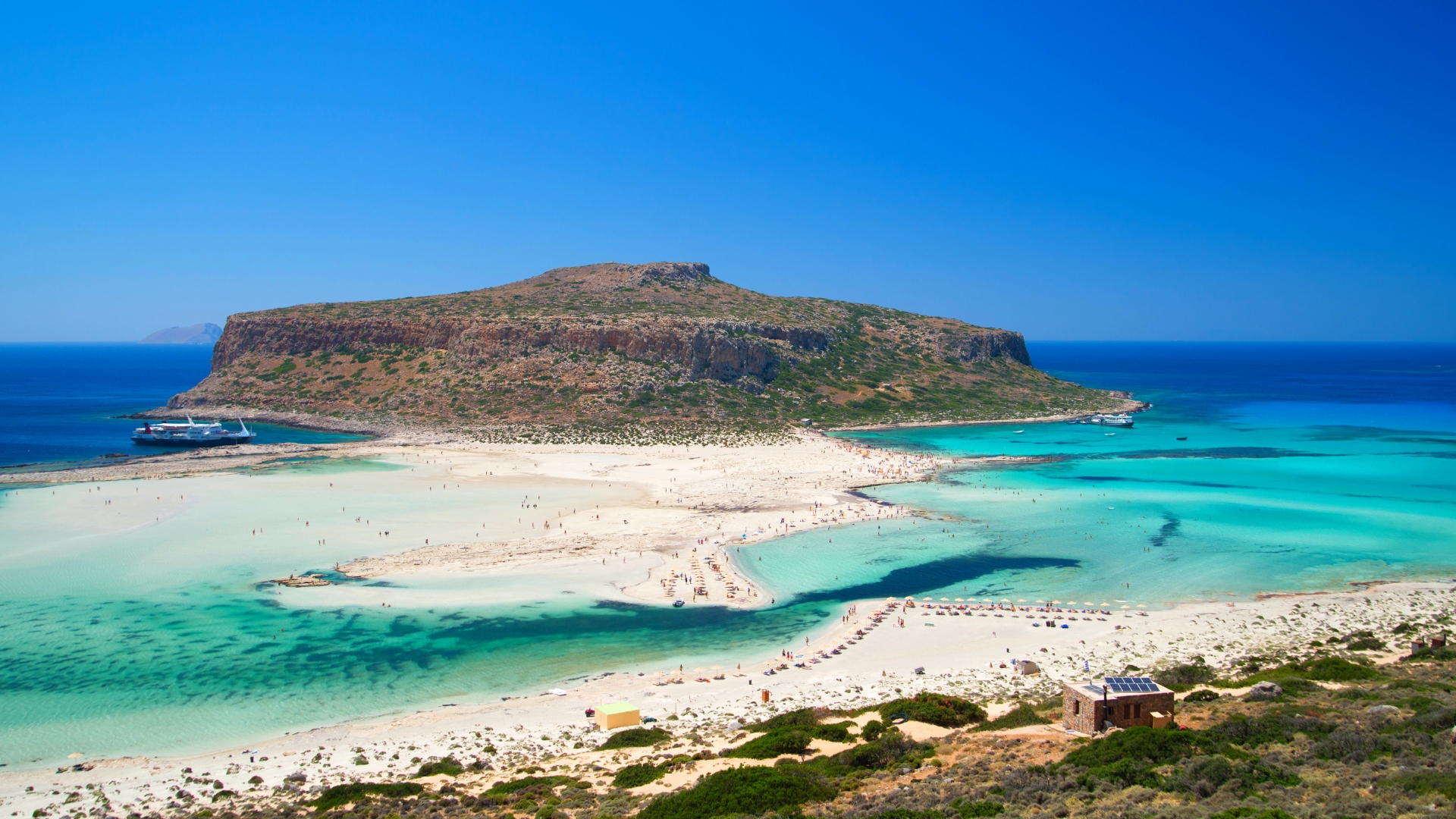 balos beach in crete