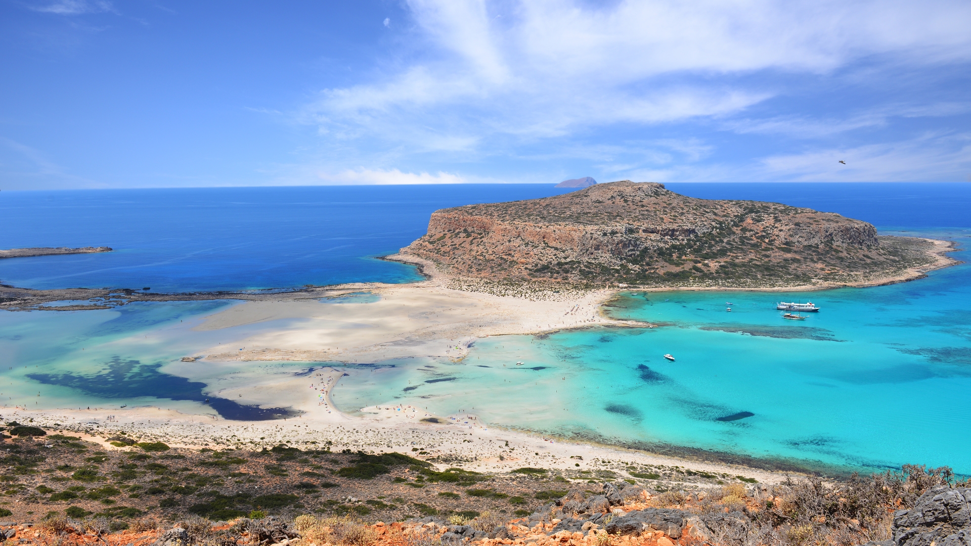 balos lagoon in Crete - boat trip