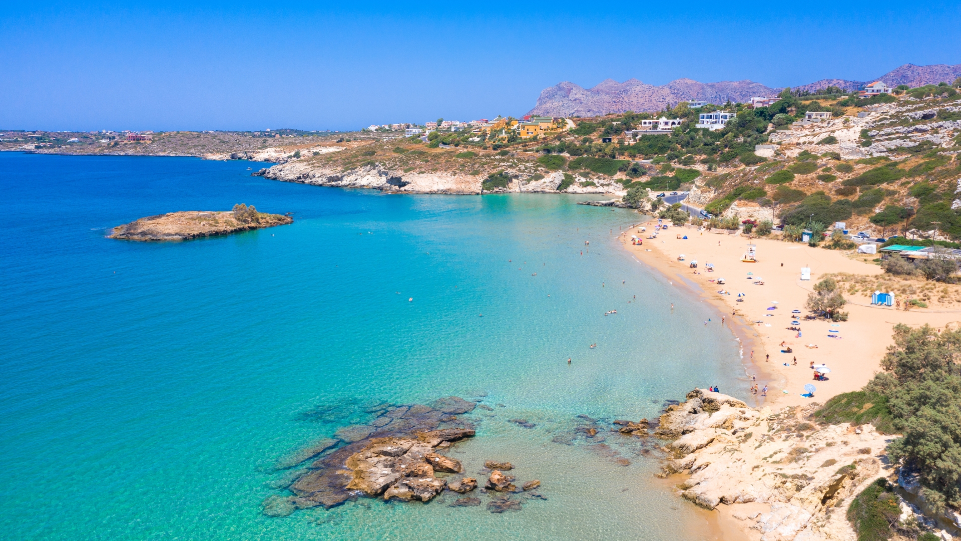 Kalathas Beach at Chania, Crete