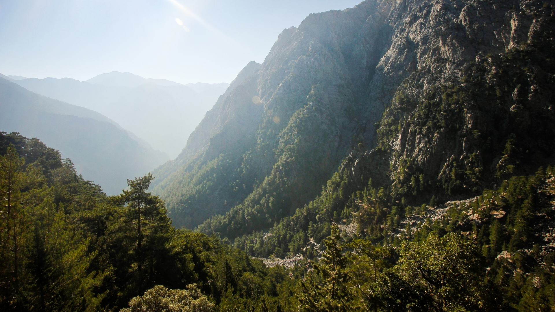 Samaria Gorge at Chania, Crete