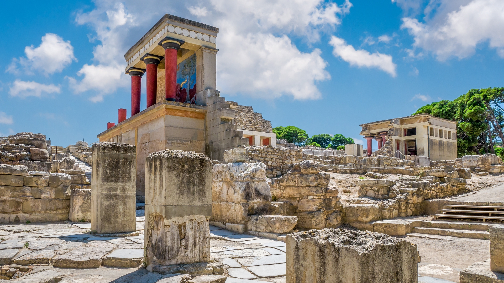 Knossos Palace at Heraklion, Crete