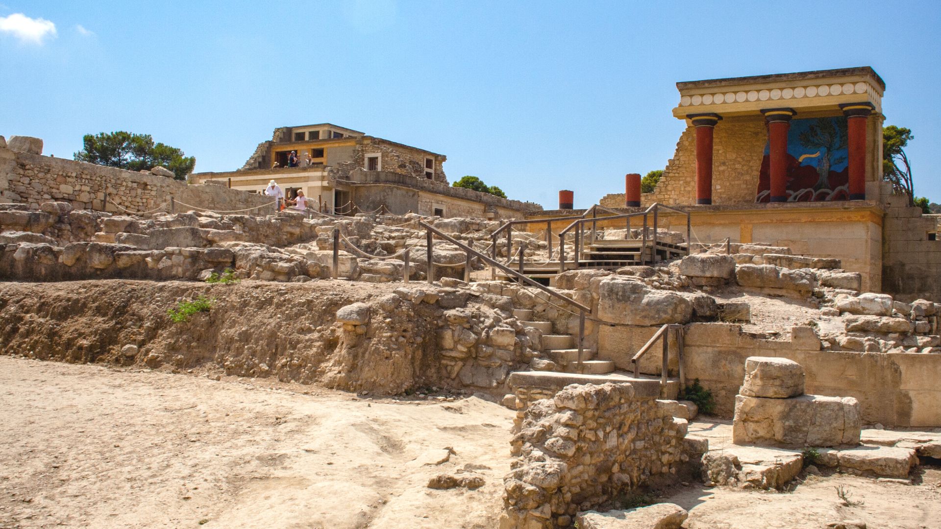 Family holidays at Knossos palace in Heraklion